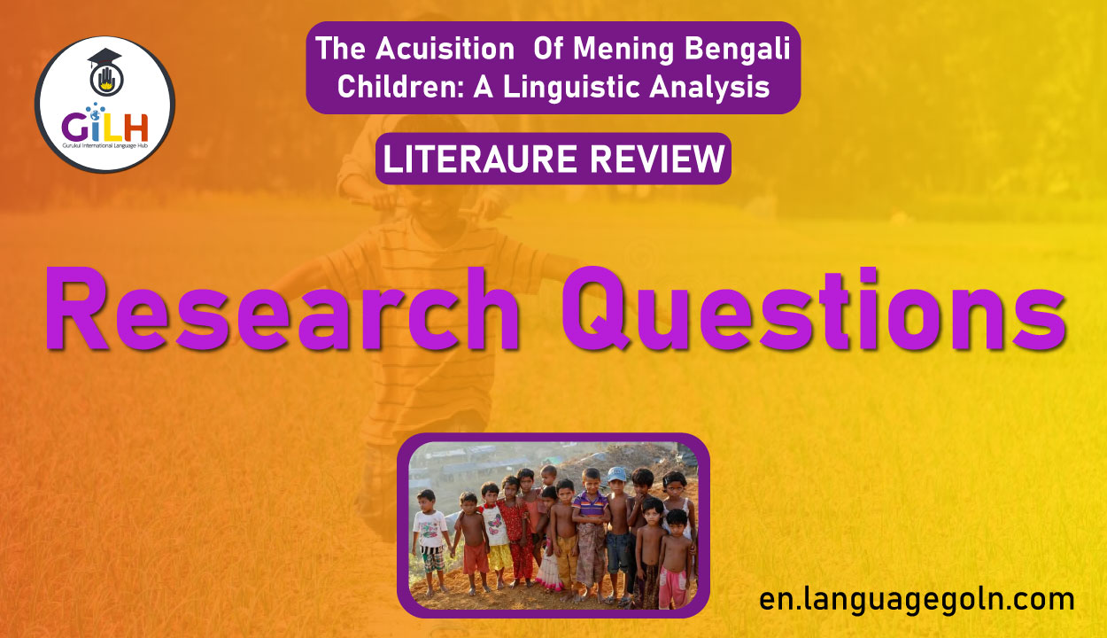 Research questions